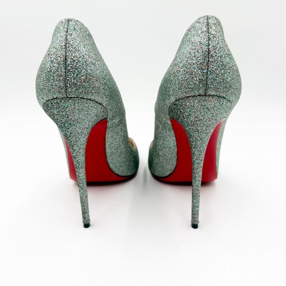Christian Louboutin So Kate 120 Glitter Mini Pumps High Heels EU 39.5 US 9.5 - Picture 5 of 13